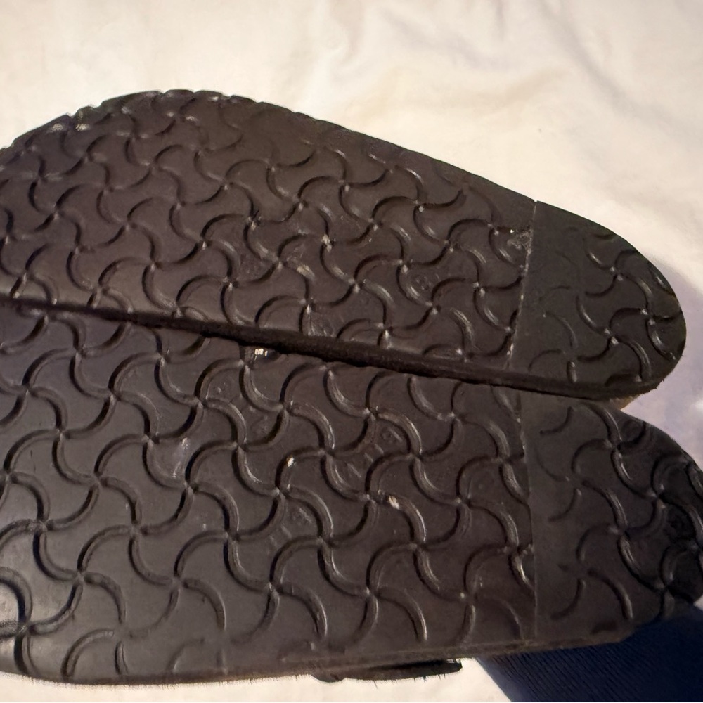 Birkenstock Brown Suede Boston Clogs - Picture 8 of 10